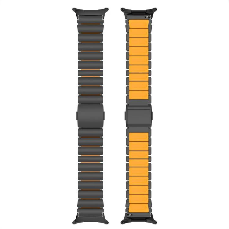 For Samsung Galaxy Watch Ultra 47mm / Ultra 2025 Norman Magnetic Buckle Titanium Metal Watch Band(Black Green) - Image 7