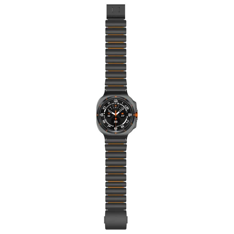 For Samsung Galaxy Watch Ultra 47mm / Ultra 2025 Norman Magnetic Buckle Titanium Metal Watch Band(Black Green) - Image 8