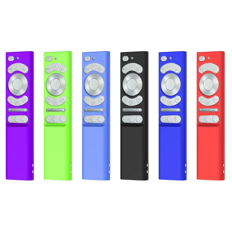 For Samsung Smartone3 TM1990C BN59-01357 Y34 Remote Control Silicone Cover(Purple) - Image 3