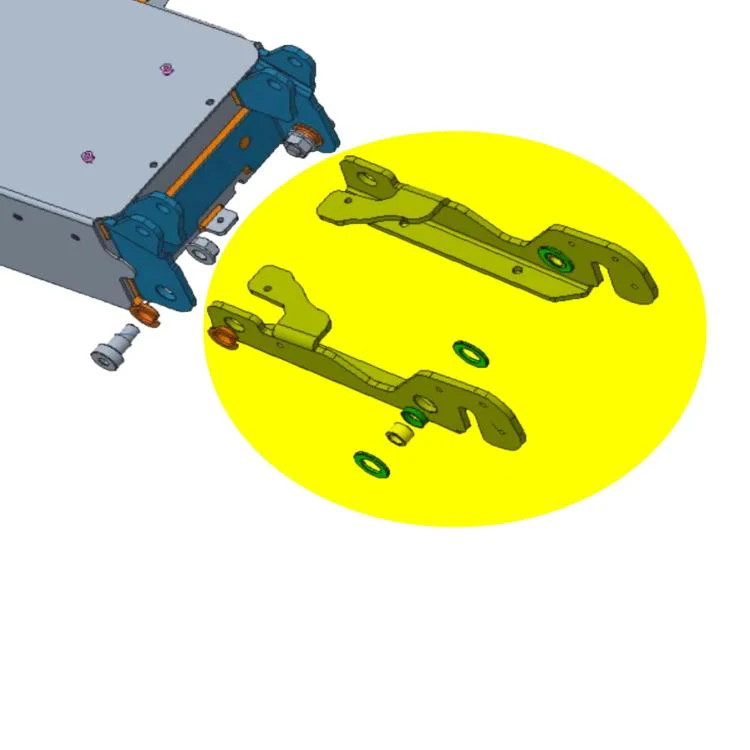 For Segway Ninebot MAX G2 Electric Scooter Front Fork Suspension Swing Arm Repair Parts, Spec: Left Side - Image 3