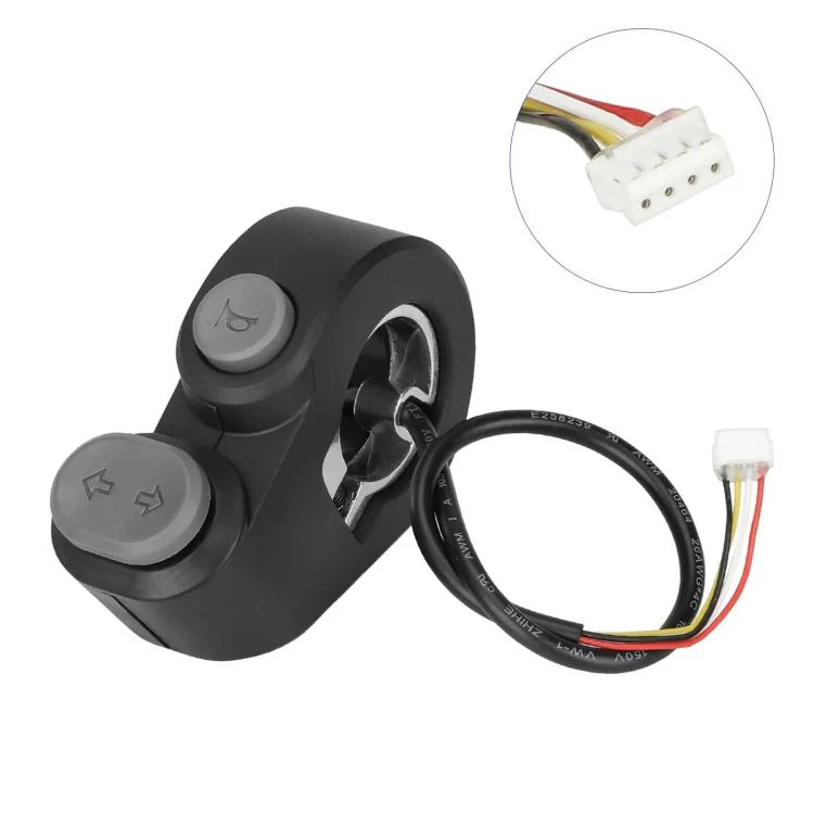 For Segway Ninebot MAX G2 Horn & Turn Signal Switch Assembly Electric Scooter Handlebar Control Button(Black) - Image 2