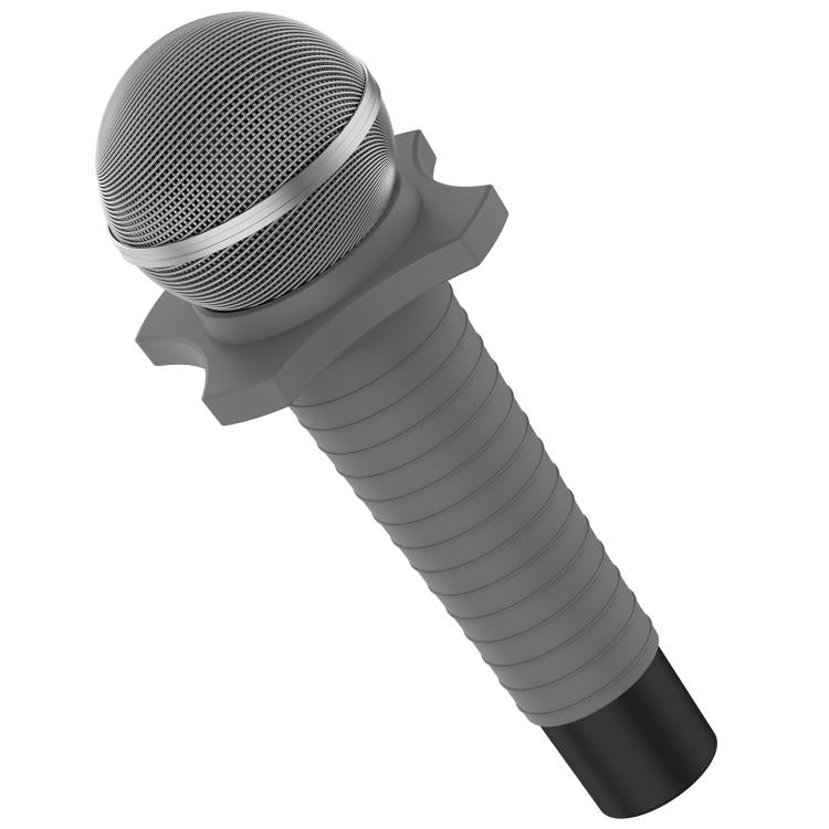 For Shure SM58 Without Switch Microphone Silicone Protective Cover(Dark Grey) - Image 2