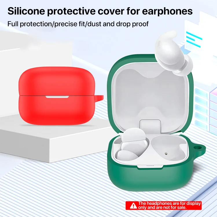 For Sony LinkBuds Fit Wireless Bluetooth Earphones Silicone Protective Case(Dark Blue) - Image 4