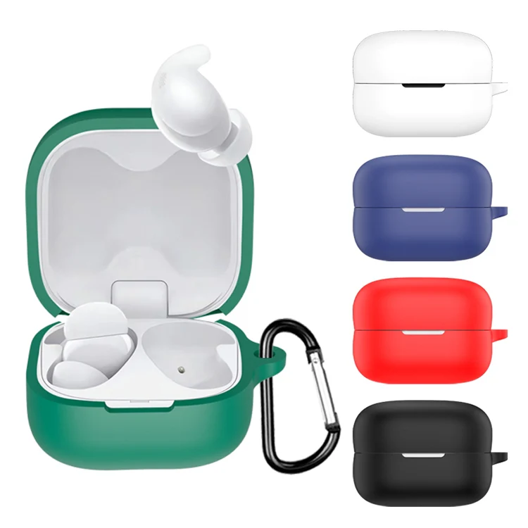 For Sony LinkBuds Fit Wireless Bluetooth Earphones Silicone Protective Case(Dark Green) - Image 2