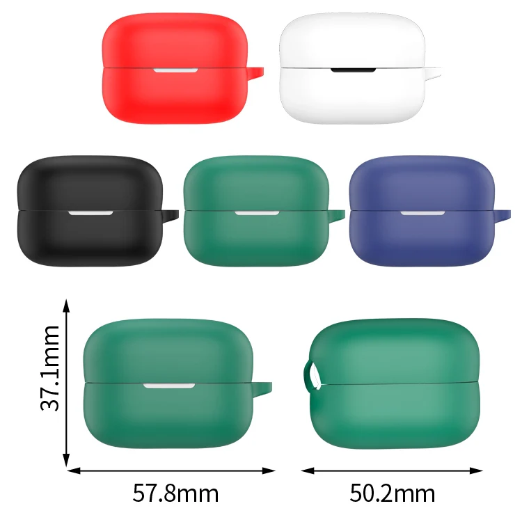 For Sony LinkBuds Fit Wireless Bluetooth Earphones Silicone Protective Case(Dark Green) - Image 3
