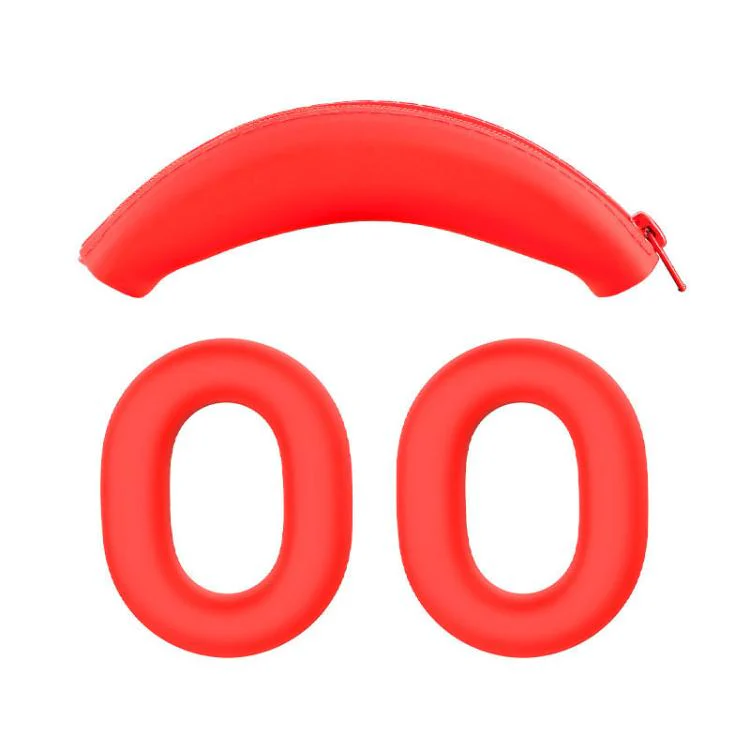 For Sony WH-1000XM3 / 1000XM4 XDcase 2 in 1 Soft Silicone Headset Protective Case(Red) - Image 2