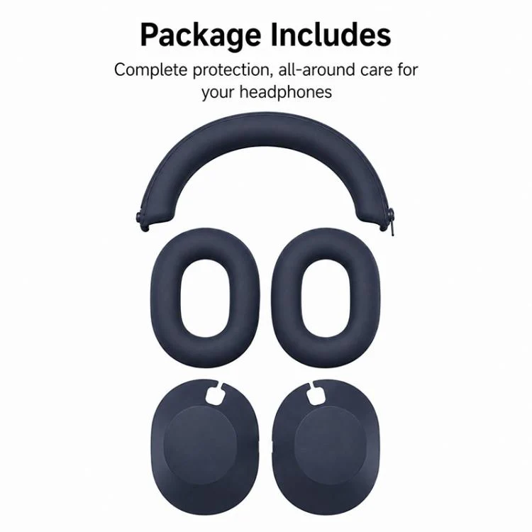 For Sony WH-1000XM6 XDcase 3 in 1 Soft Silicone Headset Protective Case(Beige) - Image 8