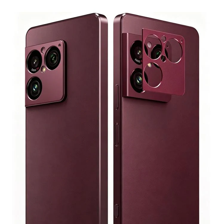 For Sony Xperia 1 VIII IMAK Metal Camera Lens Protector Cover(Red)