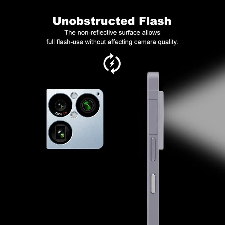 For Sony Xperia 1 VIII IMAK Metal Camera Lens Protector Cover(Silver) - Image 3