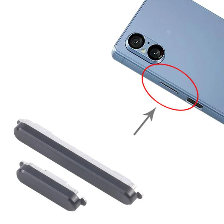 For Sony Xperia 5 V Power Button and Volume Control Button (Black) - Image 4