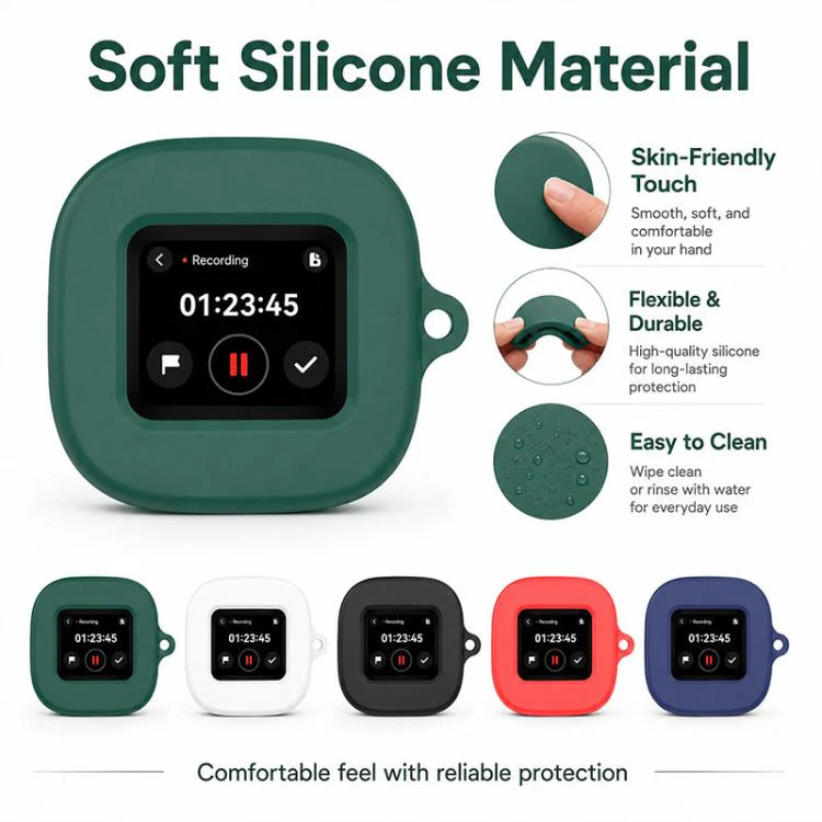 For Soundcore 5 Pro Max Silicone Shockproof Earphone Protective Case(Red) - Image 6