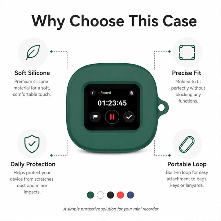 For Soundcore 5 Pro Max Silicone Shockproof Earphone Protective Case(White) - Image 12