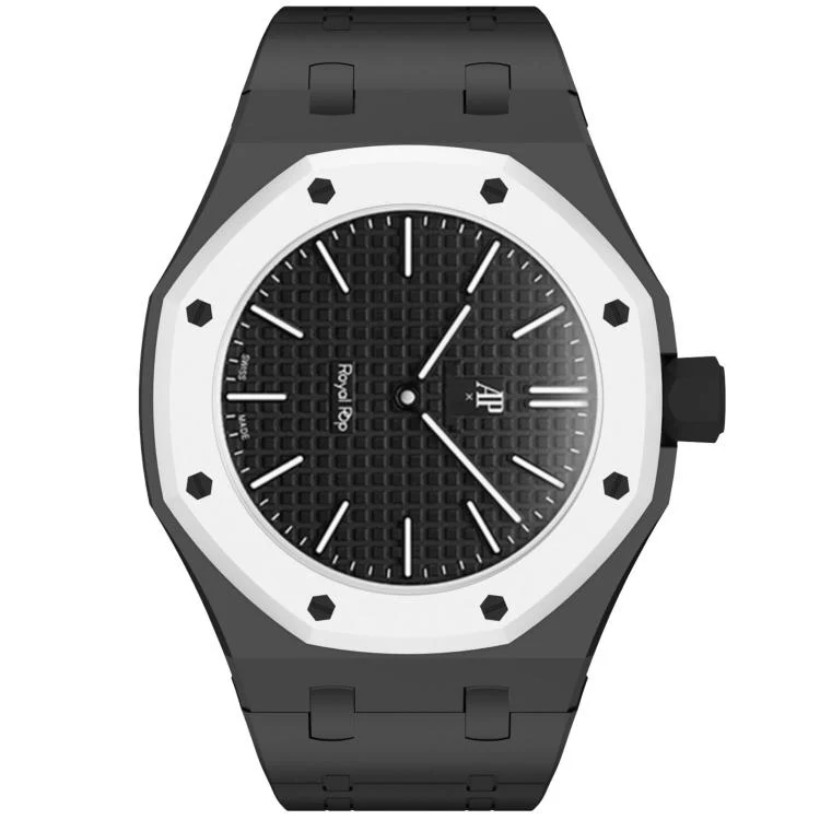 For Swatch Royal Pop Integrated Three O Clock Side Magnetic Silicone Watch Band(Black) - Image 6