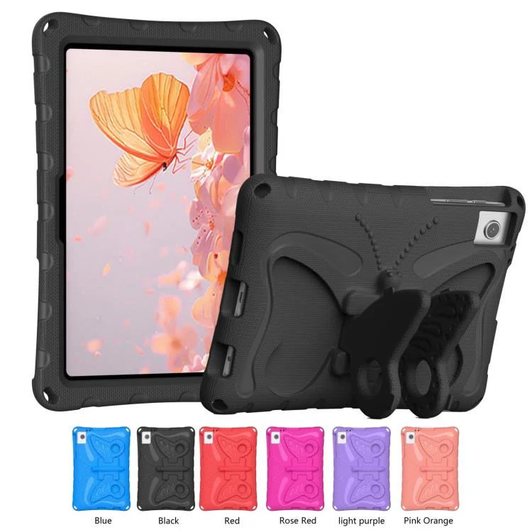 For T-Mobile REVVL Tab 2 10.1 Butterfly Bracket EVA Shockproof Tablet Case(Black) - Image 7