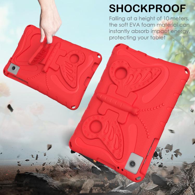 For T-Mobile REVVL Tab 2 10.1 Butterfly Bracket EVA Shockproof Tablet Case(Red) - Image 3