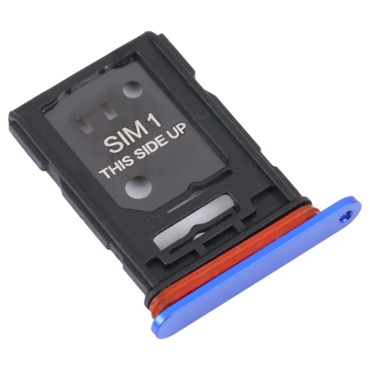 For TCL 10 Plus Original SIM Card Tray + SIM / Micro SD Card Tray(Blue) - Image 2