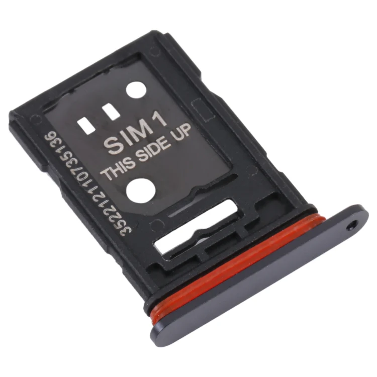 For TCL 10 Pro Original SIM Card Tray + SIM / Micro SD Card Tray(Black) - Image 2