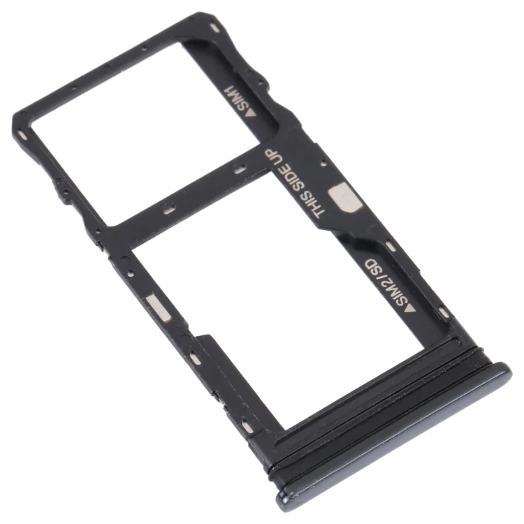 For TCL 20 5G Original SIM Card Tray + SIM / Micro SD Card Tray(Black) - Image 2
