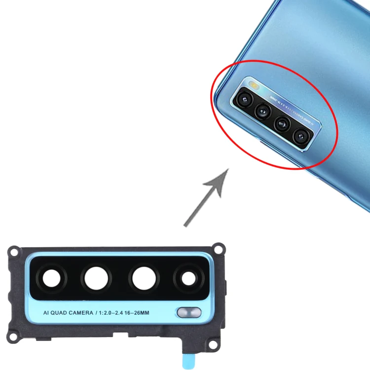 For TCL 20L+ Camera Lens Cover (Blue) - Image 4