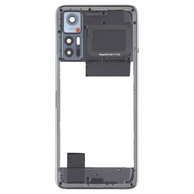 For TCL 30 4G / 30 5G Original Middle Frame Bezel Plate (Black) - Image 2