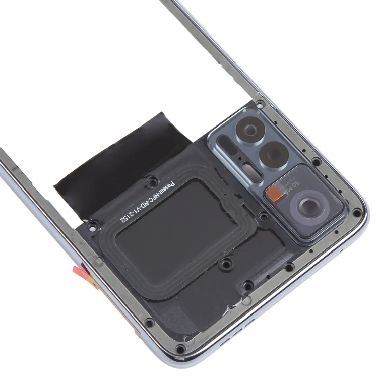 For TCL 30 4G / 30 5G Original Middle Frame Bezel Plate (Black) - Image 4
