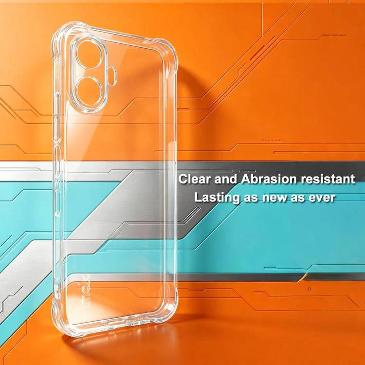 For TCL K70 NxtPaper 5G imak Shockproof Airbag TPU Phone Case(Transparent) - Image 3