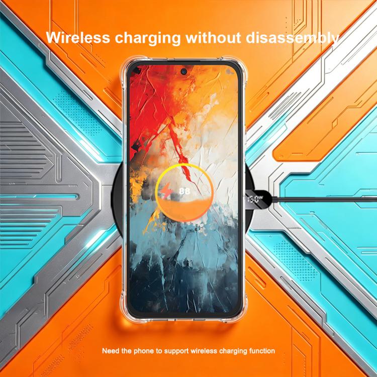 For TCL K70 NxtPaper 5G imak Shockproof Airbag TPU Phone Case(Transparent) - Image 4