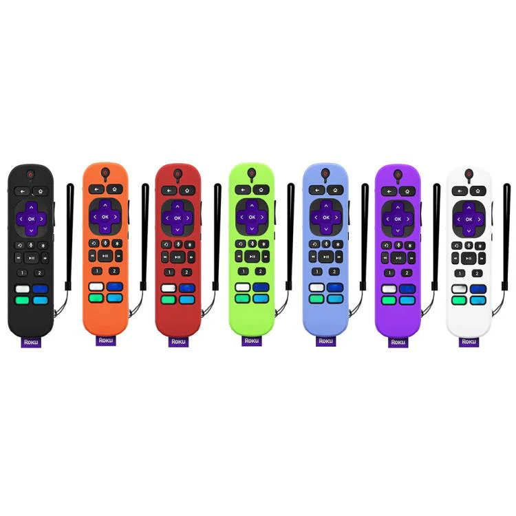 For TCL Roku Voice Remote Pro Y30 Remote Control Shockproof Silicone Protective Case(Black) - Image 2