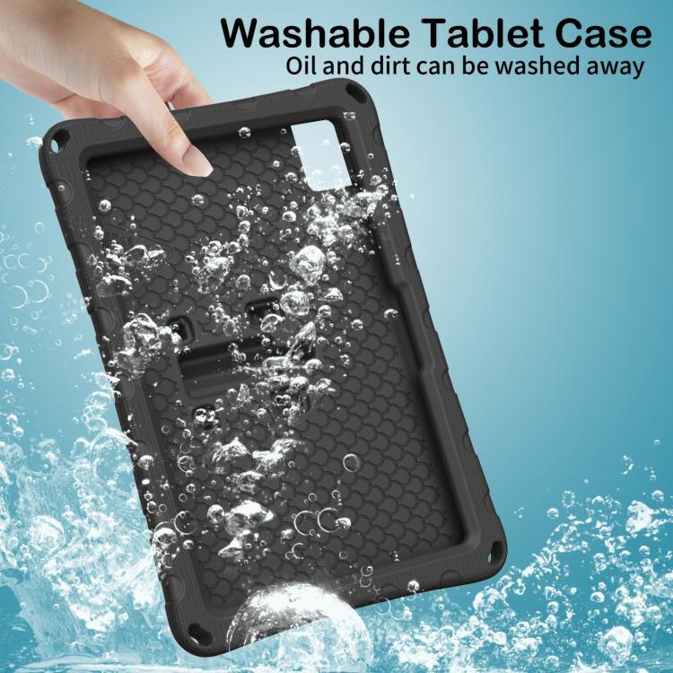 For TCL Tab 10L Gen 3 10.1 Butterfly Bracket EVA Shockproof Tablet Case(Black) - Image 5