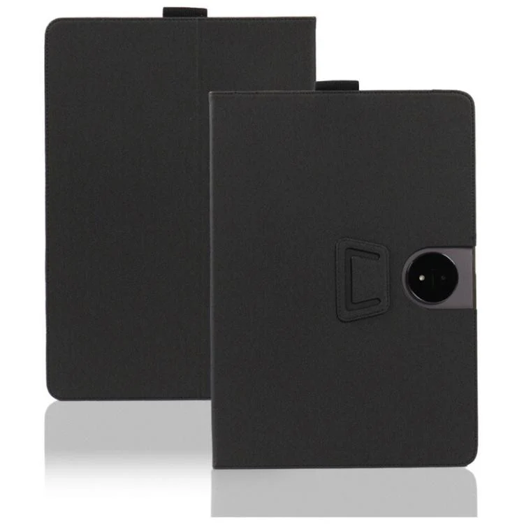 For TCL Tab A1 Plus 12.2 2026 2-Folding Leather Tablet Case with Handrest & Pen Slot(Black) - Image 2