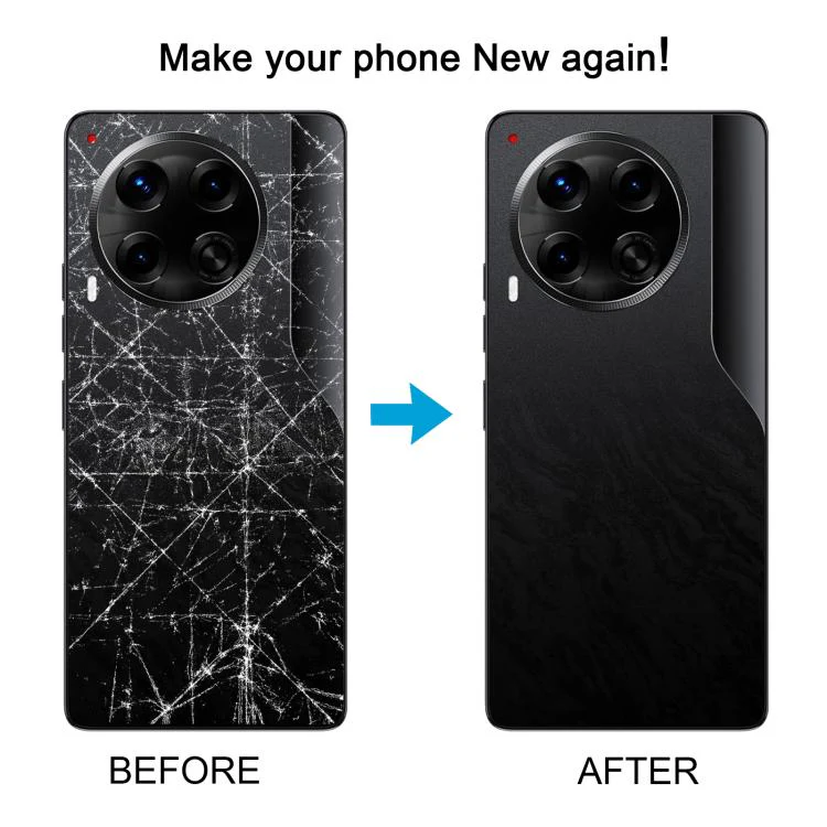 For Tecno Camon 30 5G CL7 Original Battery Back Cover(Black) - Image 6