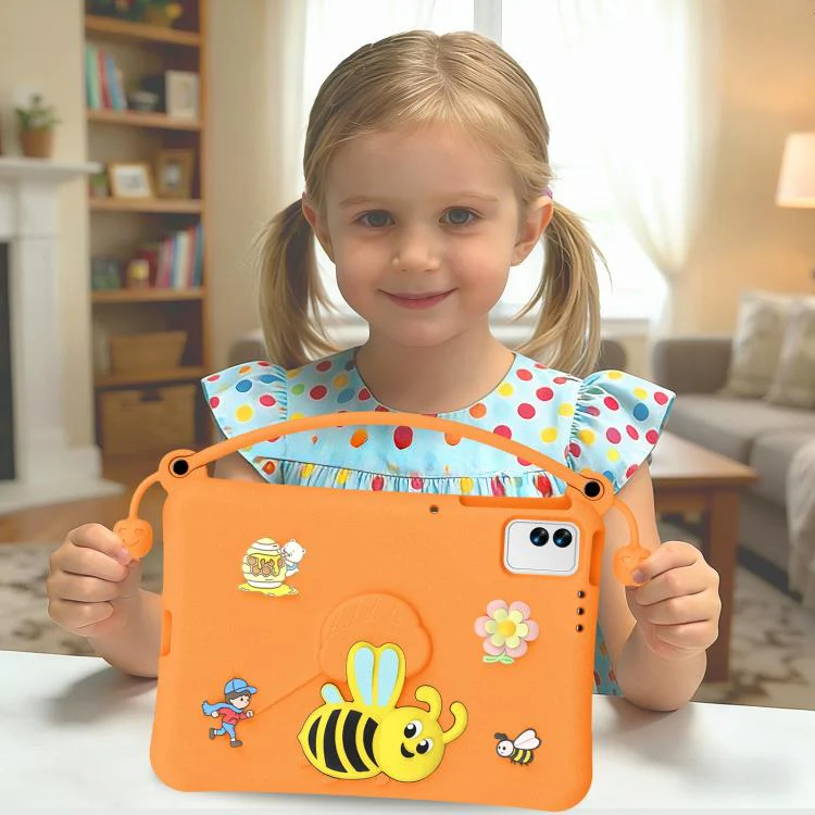For Tecno Megapad 11 Little Bee EVA Shockproof Tablet Case(Orange) - Image 7