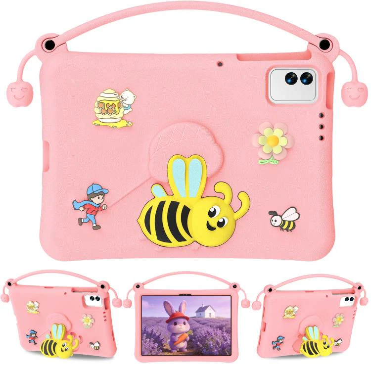 For Tecno Megapad 11 Little Bee EVA Shockproof Tablet Case(Pink)