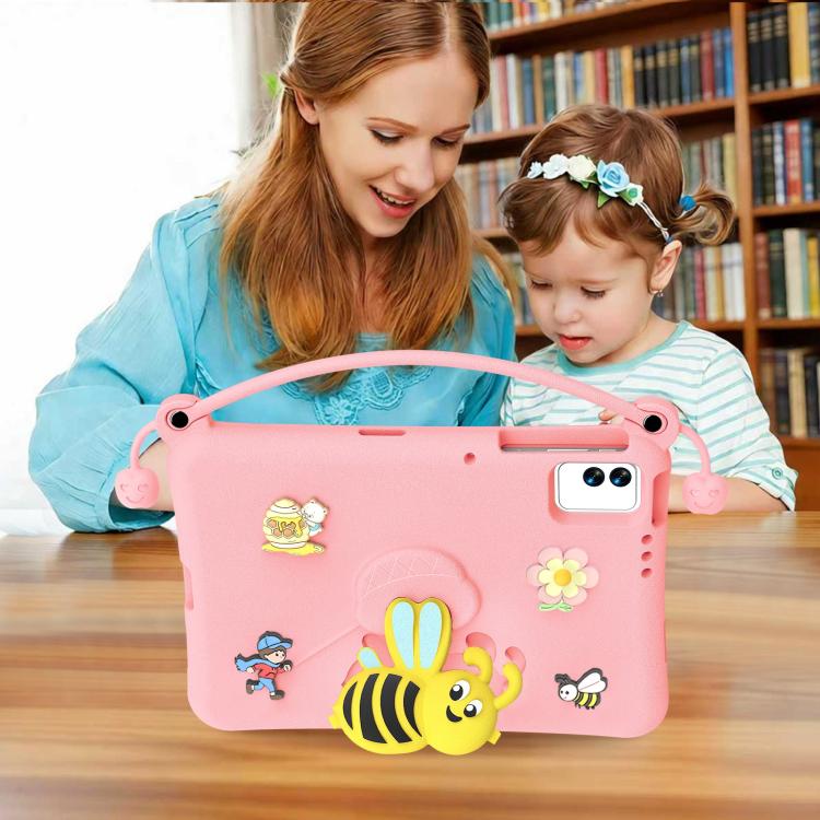 For Tecno Megapad 11 Little Bee EVA Shockproof Tablet Case(Pink) - Image 5