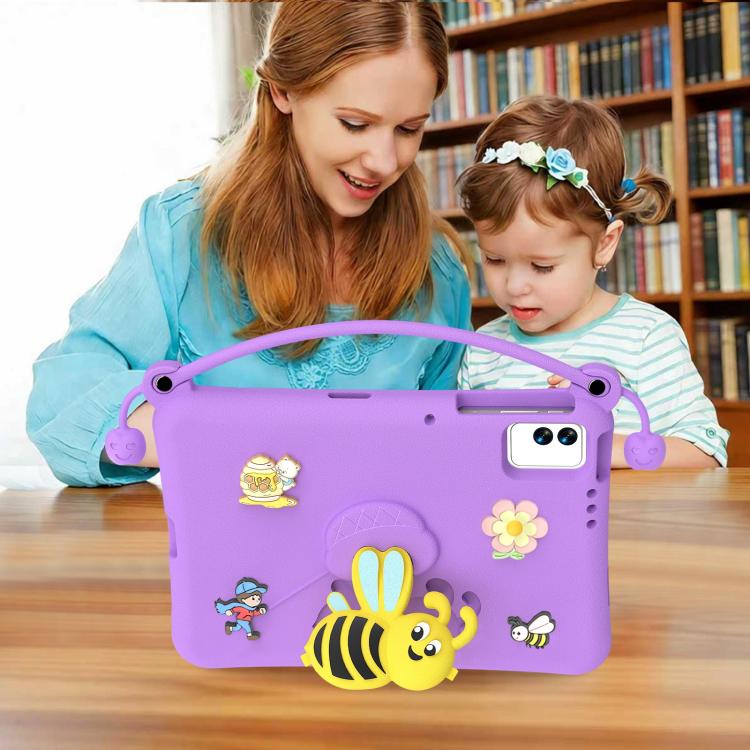 For Tecno Megapad 11 Little Bee EVA Shockproof Tablet Case(Purple) - Image 5