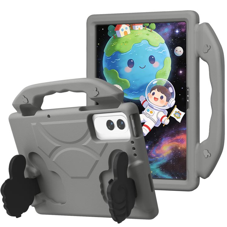 For Tecno Megapad SE 11 2025 Thumb Bracket EVA Shockproof Tablet Case(Gray)