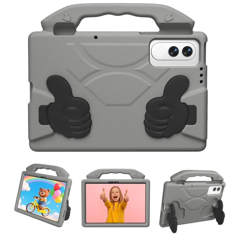 For Tecno Megapad SE 11 2025 Thumb Bracket EVA Shockproof Tablet Case(Gray) - Image 2