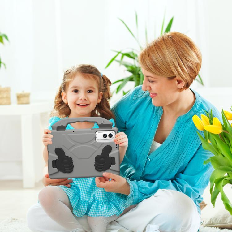 For Tecno Megapad SE 11 2025 Thumb Bracket EVA Shockproof Tablet Case(Gray) - Image 5