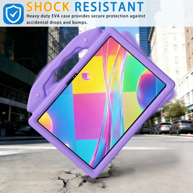 For Tecno Megapad SE 11 2025 Thumb Bracket EVA Shockproof Tablet Case(Light Purple) - Image 4