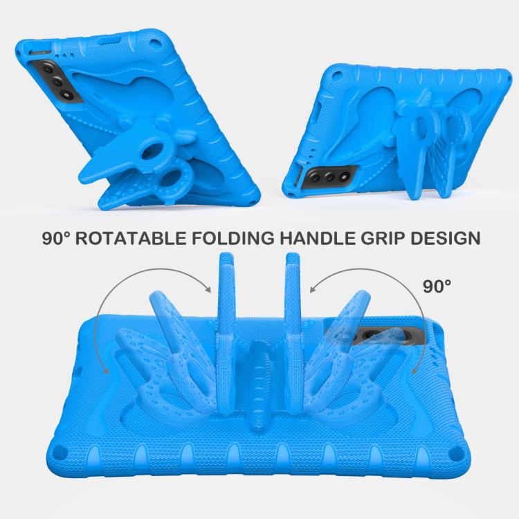 For Tecno Megapad SE 11 Butterfly Bracket EVA Shockproof Tablet Case(Blue) - Image 2