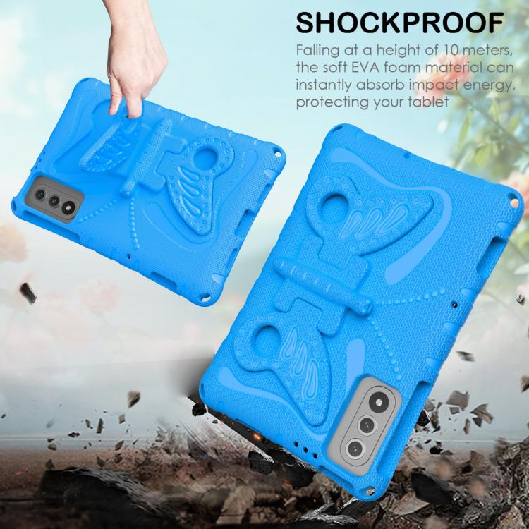 For Tecno Megapad SE 11 Butterfly Bracket EVA Shockproof Tablet Case(Blue) - Image 3