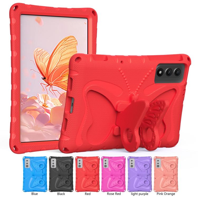 For Tecno Megapad SE 11 Butterfly Bracket EVA Shockproof Tablet Case(Red) - Image 7