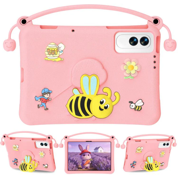 For Tecno Megapad SE 11 Little Bee EVA Shockproof Tablet Case(Pink)