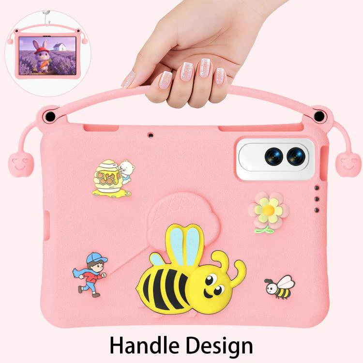 For Tecno Megapad SE 11 Little Bee EVA Shockproof Tablet Case(Pink) - Image 3