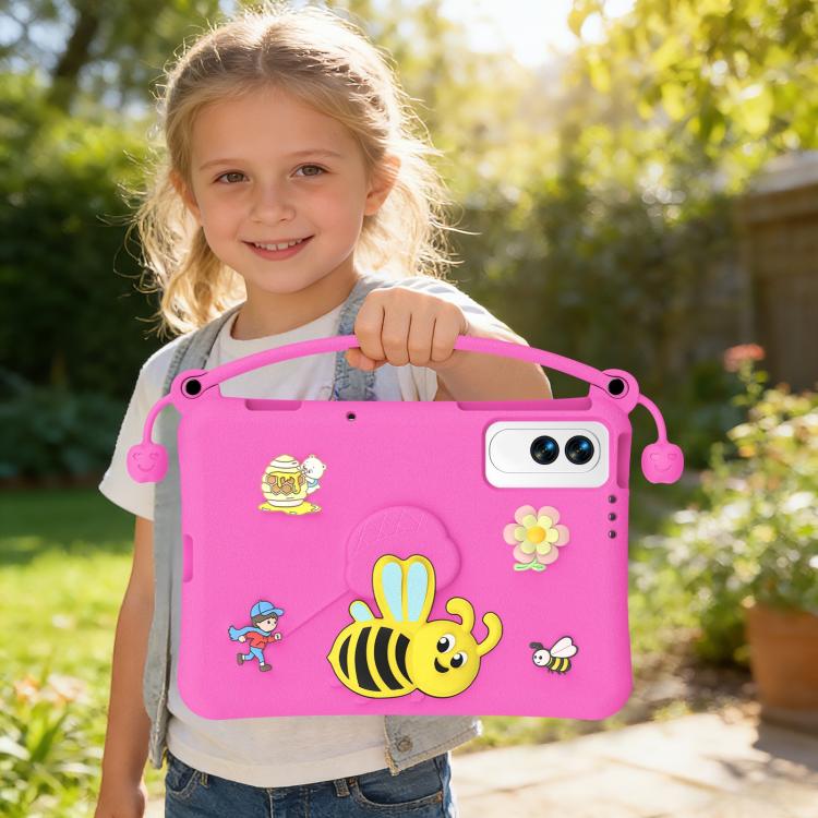 For Tecno Megapad SE 11 Little Bee EVA Shockproof Tablet Case(Rose Red) - Image 6