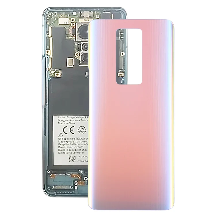 For Tecno Phantom X AC8 Original Battery Back Cover(Orange)