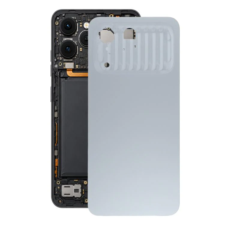 For Tecno Spark 40 4G KM5 Original Battery Back Cover(Gray)