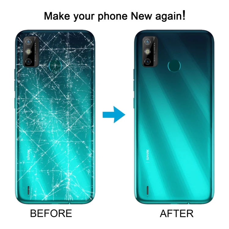 For Tecno Spark 6 Go Original Battery Back Cover(Green) - Image 6