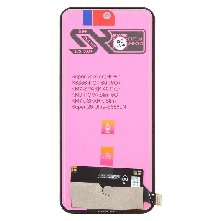 For Tecno Spark Slim KM7k TFT LCD Screen with Digitizer Full Assembly - Image 3