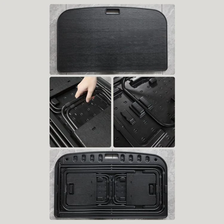For Tesla Model Y 2021-2025 Trunk Small Table Board Foldable Portable Car Camping Tabletop, Spec: Table+2 Chairs - Image 9